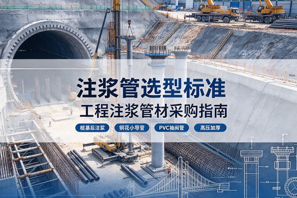 东宁注浆管选型标准