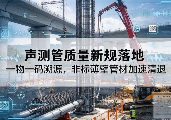 东宁声测管质量新规落地，一物一码溯源，非标薄壁管材加速清退